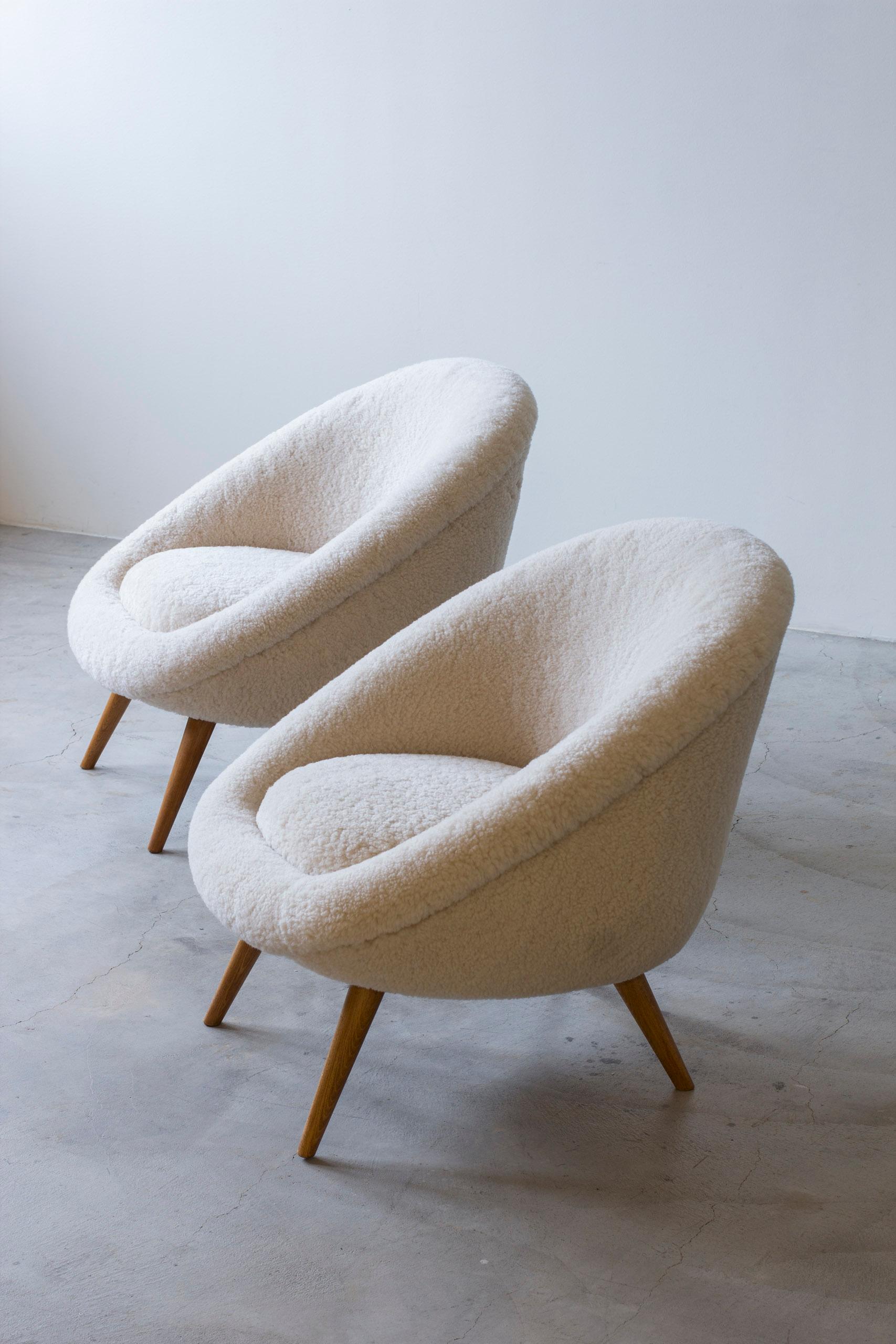 Cuir de mouton Chaises longues 