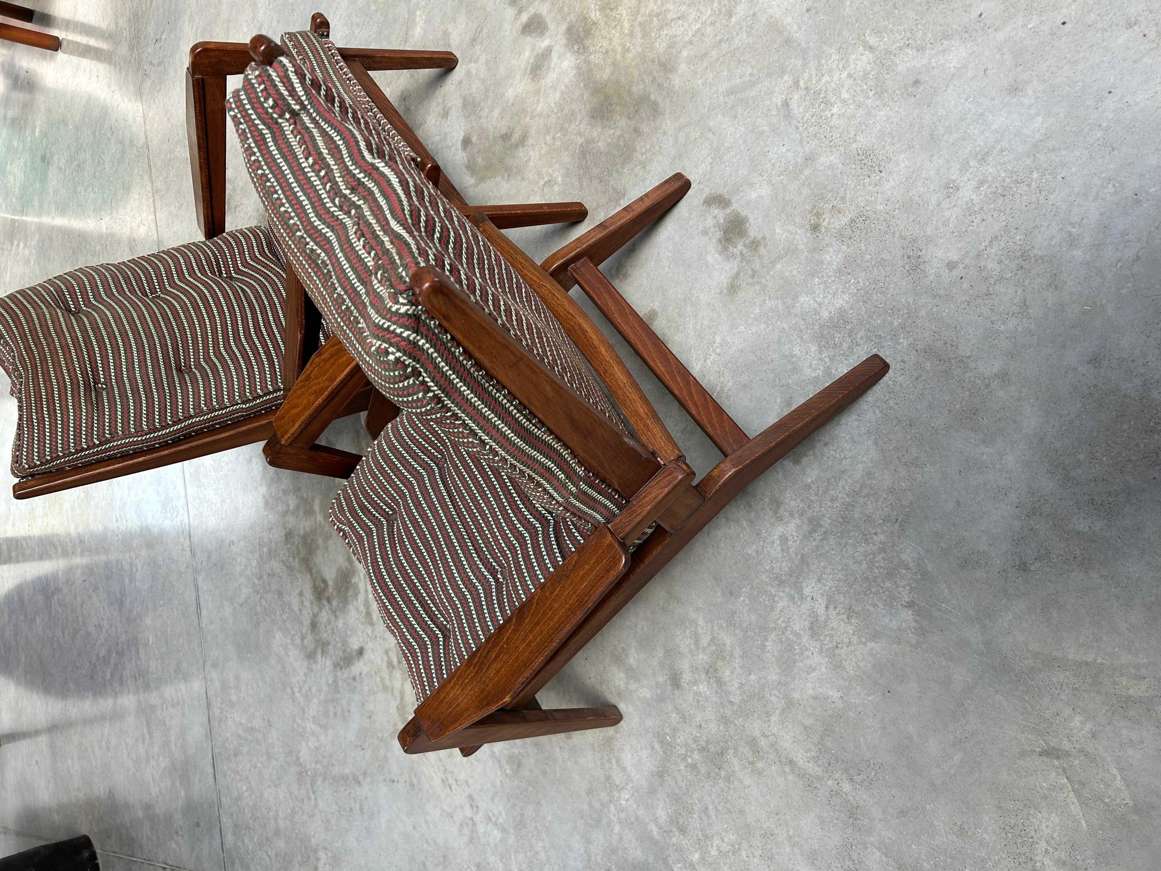 Loungesessel von Pierre Guariche, FS105, Frankreich, 1950 (Moderne der Mitte des Jahrhunderts) im Angebot