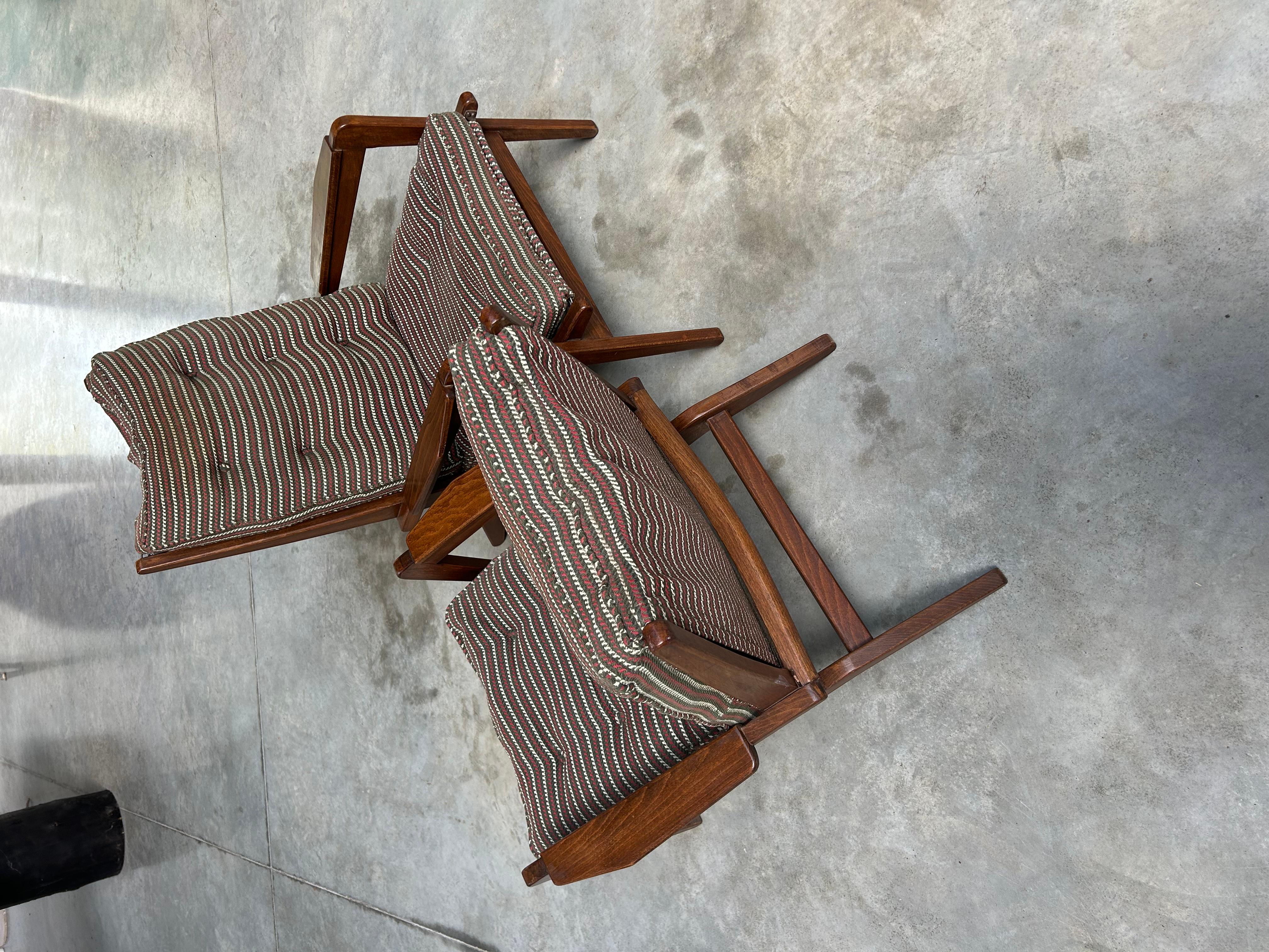 Loungesessel von Pierre Guariche, FS105, Frankreich, 1950 (Französisch) im Angebot