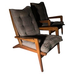 Lounge chairs of Pierre Guariche, FS105, France, 1950