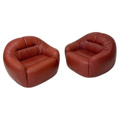 Lounge Chairs "Otaria" by Sergio Crippa, Set of 2