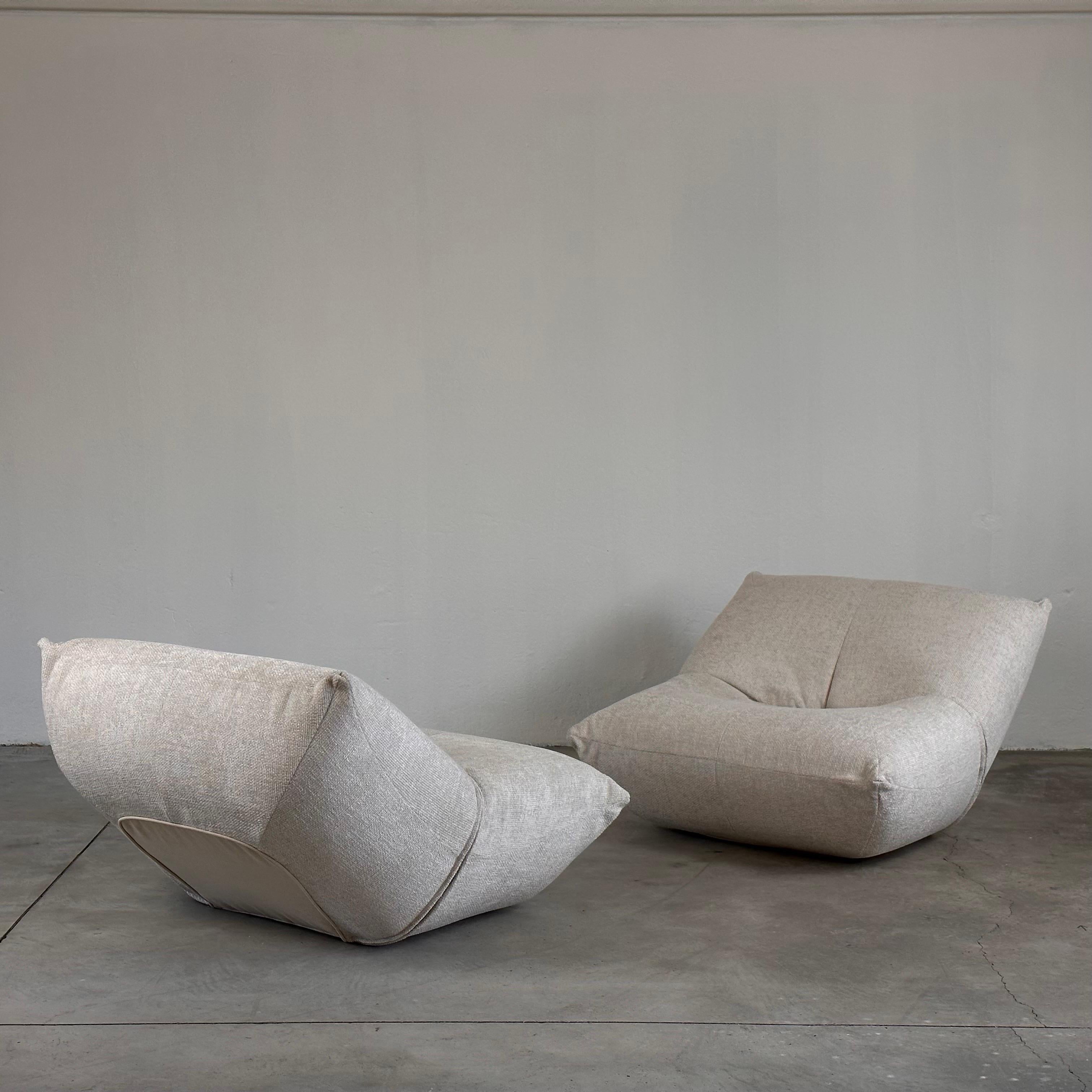 Mid-Century Modern Lounge Chairs ‘Papillon’ by Guido Maria Rosati for Giovannetti, 1970s