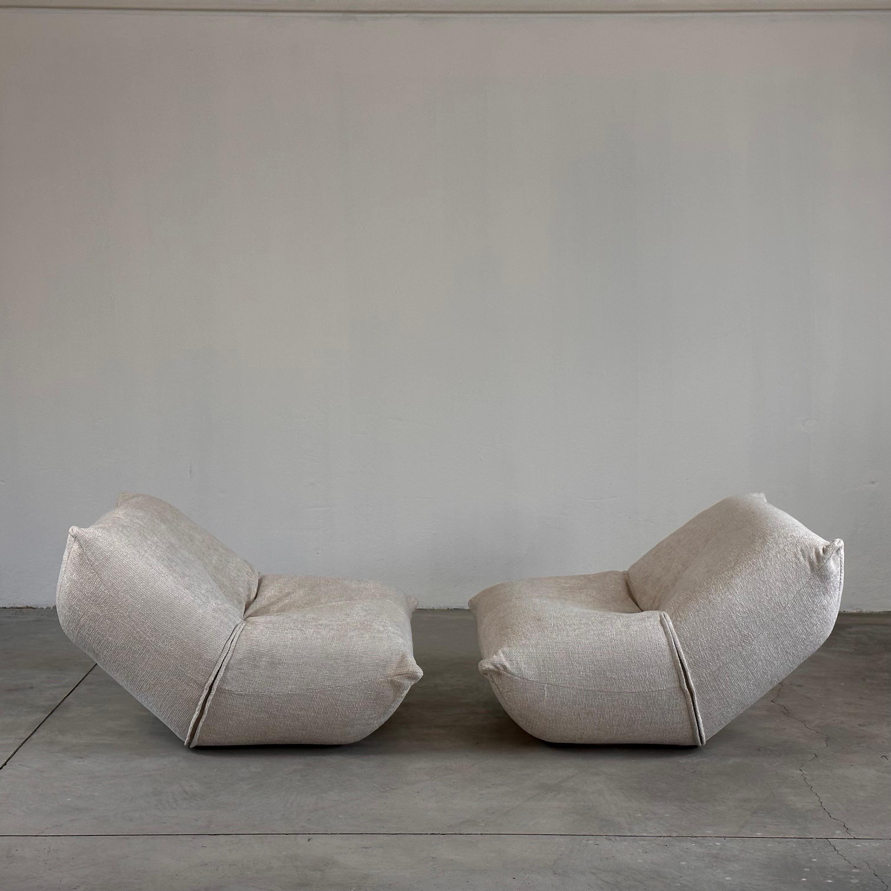 Italian Lounge Chairs ‘Papillon’ by Guido Maria Rosati for Giovannetti, 1970s For Sale
