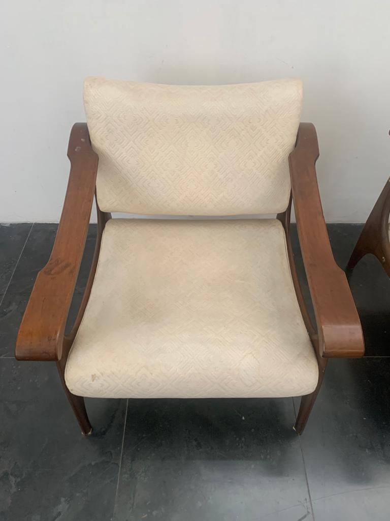 Scandinavian Modern Lounge Chairs, Set of 2