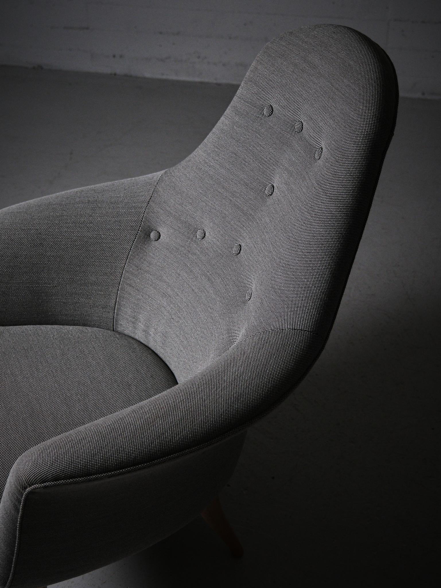 Lounge chairs 'Stora Adam' by Kerstin Hörlin-Holmquist, NK, Sweden, 1960s For Sale 2