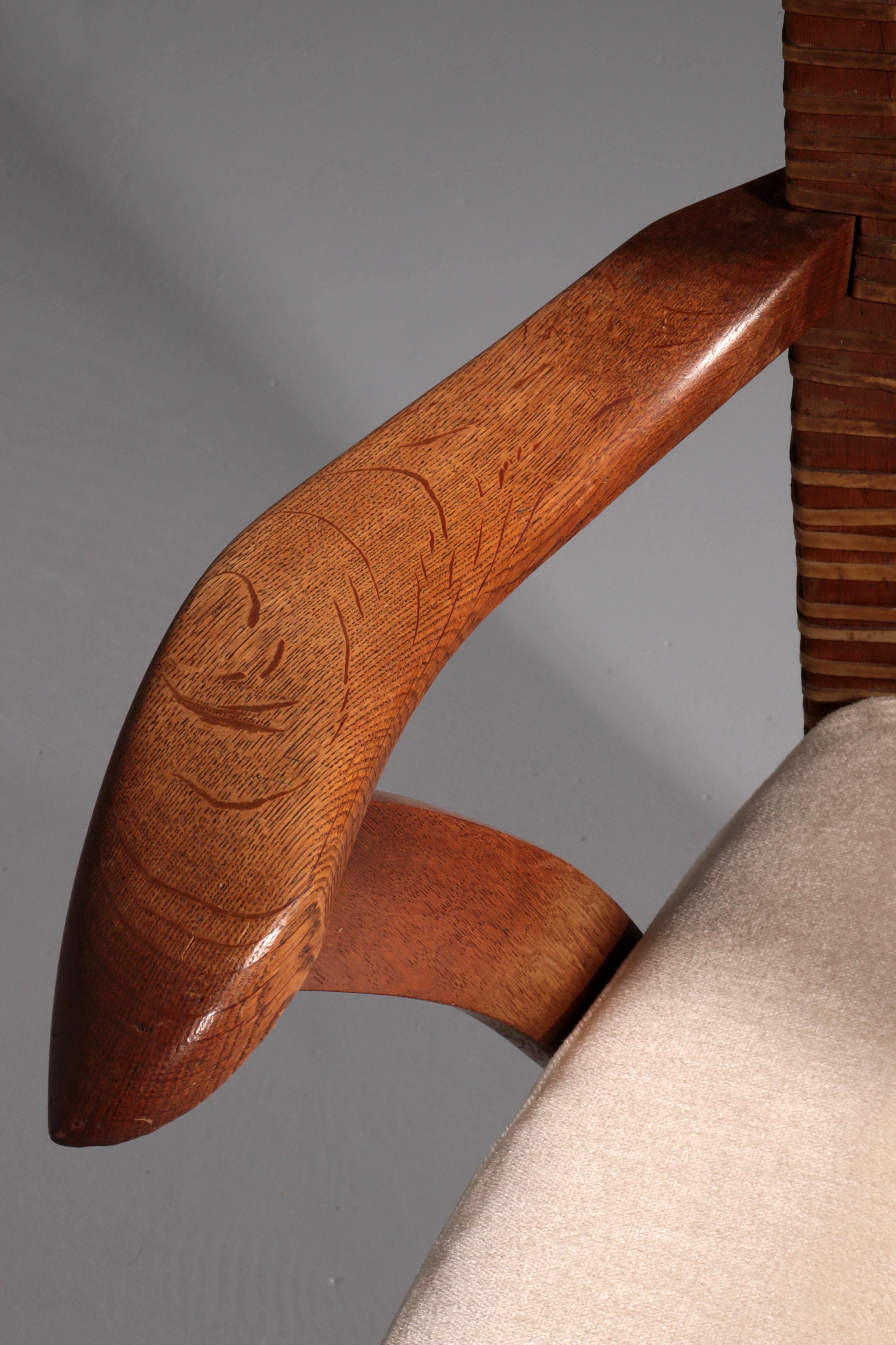 Sillas de salón Elegancia atemporal Sillas de madera de haya holandesa 1930 en venta 6