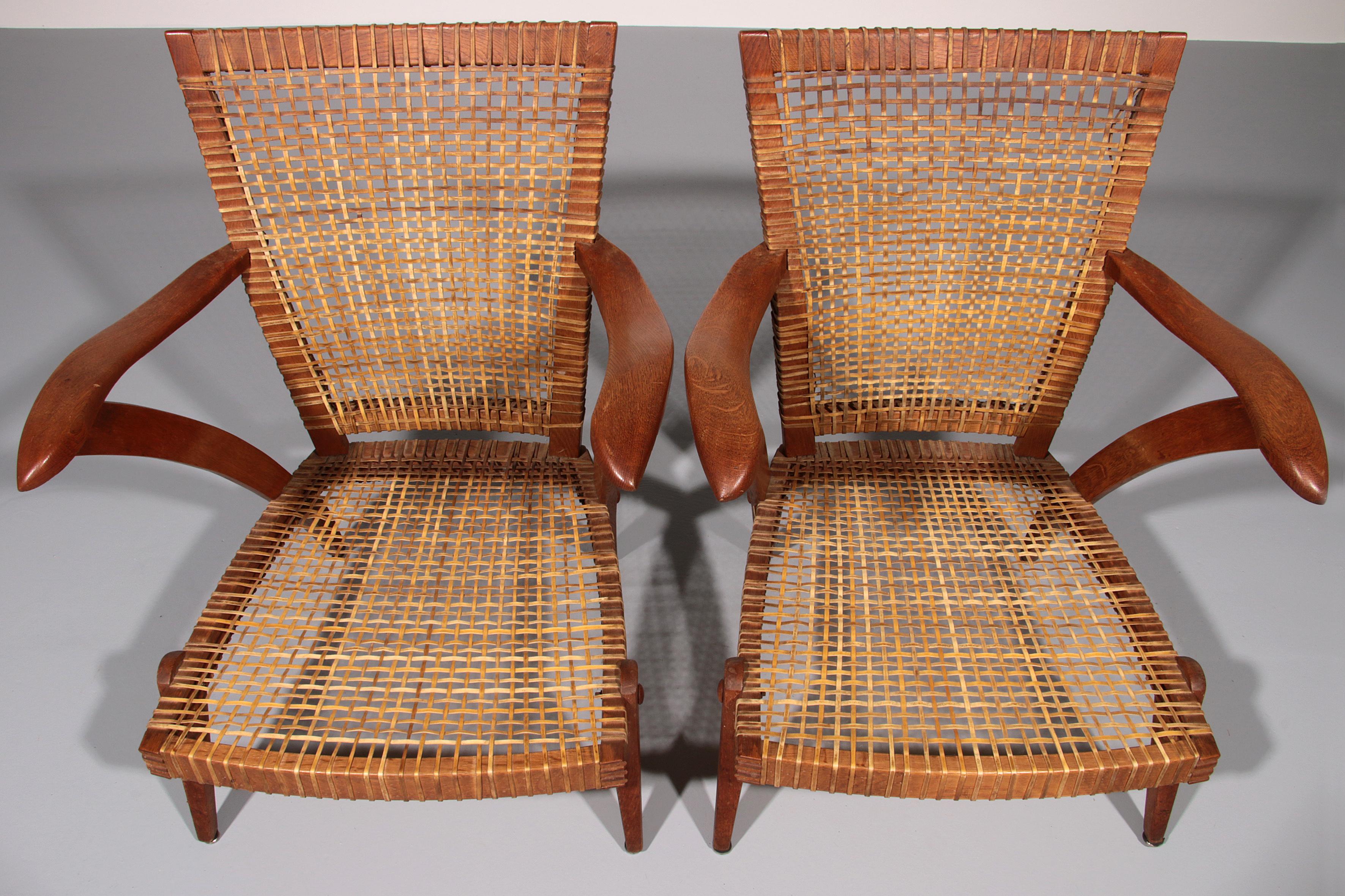 Sillas de salón Elegancia atemporal Sillas de madera de haya holandesa 1930 en venta 12