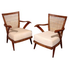 Sillas de salón Elegancia atemporal Sillas de madera de haya holandesa 1930