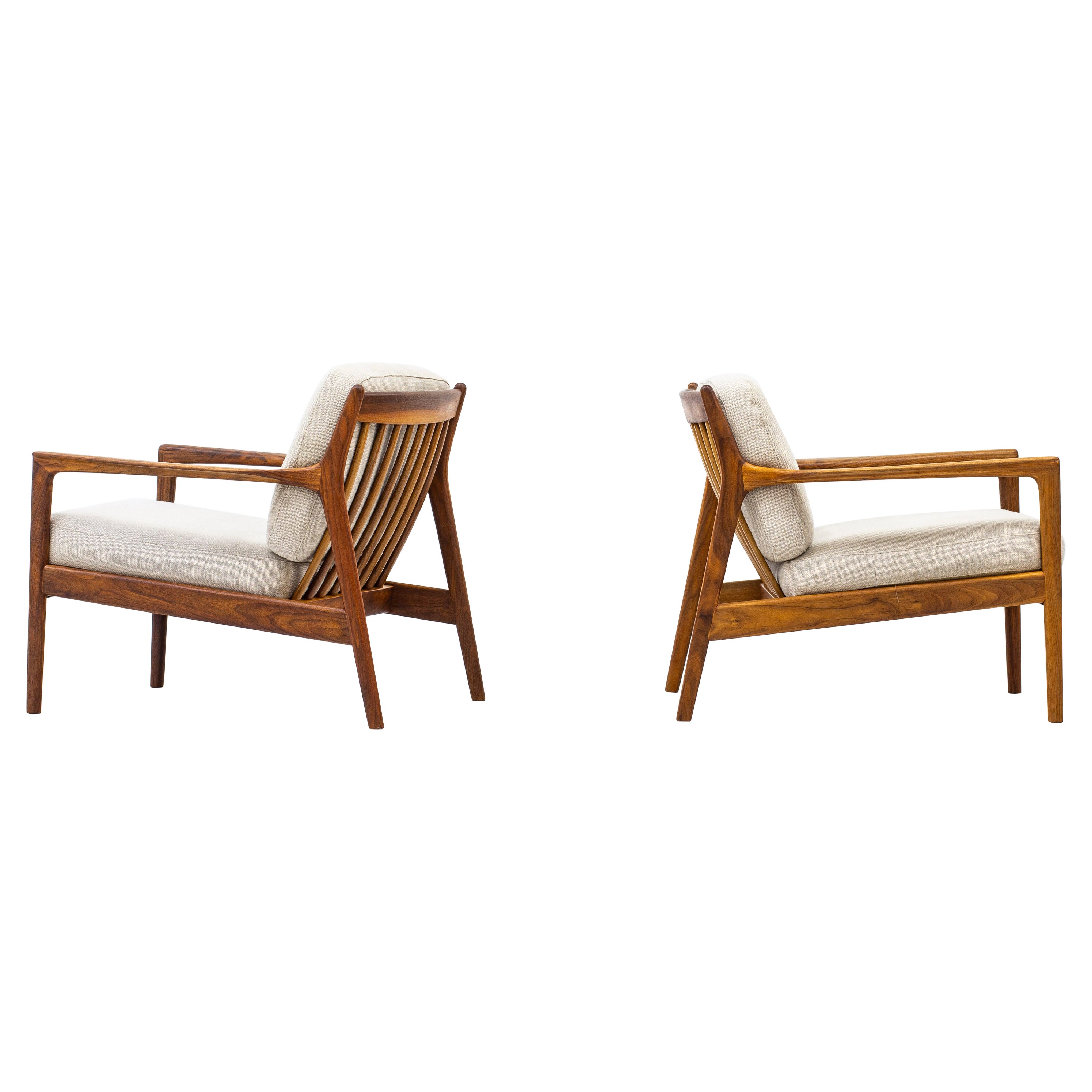 Lounge Chairs "USA 75" by Folke Ohlsson for Dux, Sweden, 1950s