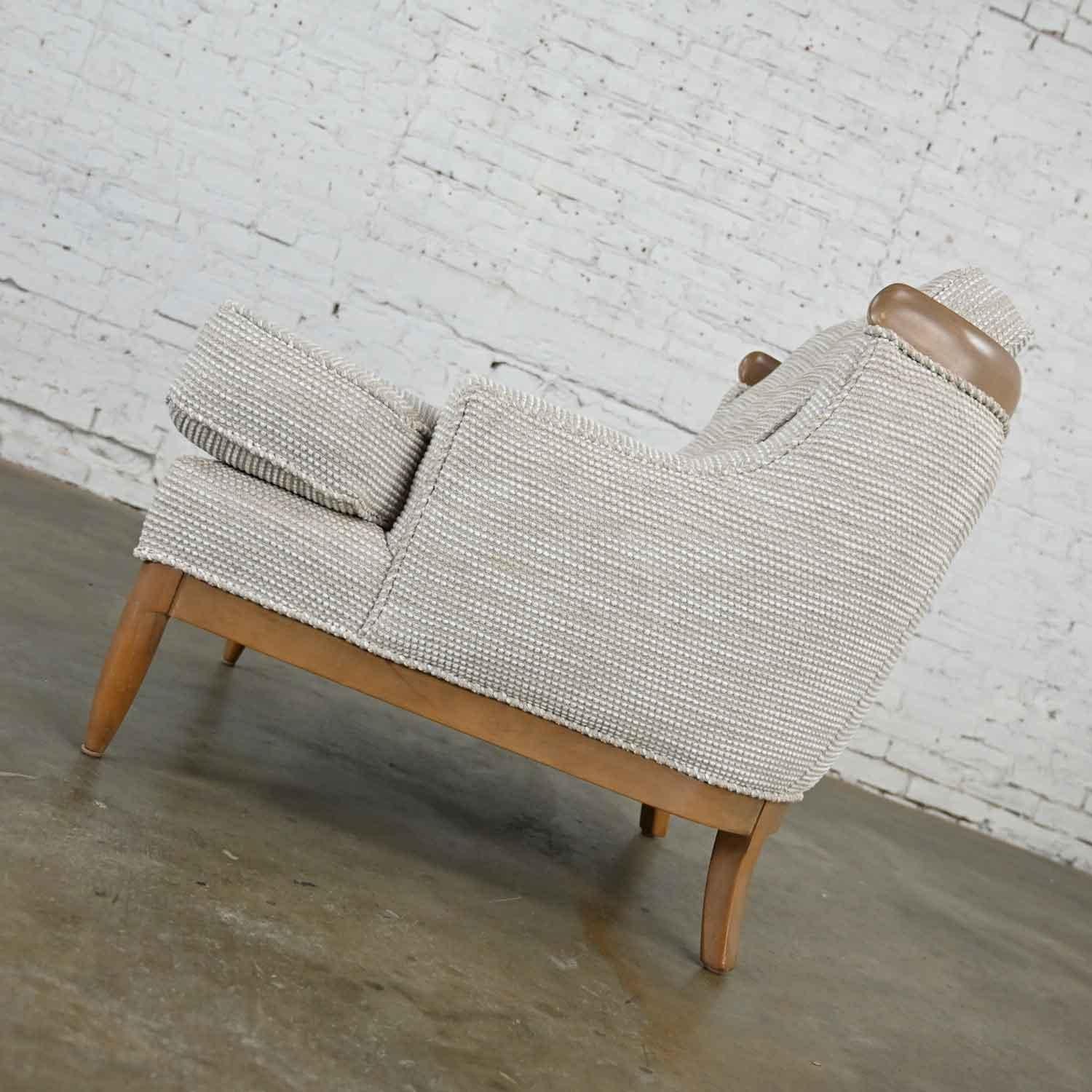 American Lounge Club Chair Attr Erwin Lambeth’s Sophisticate with Osborne Little Fabric