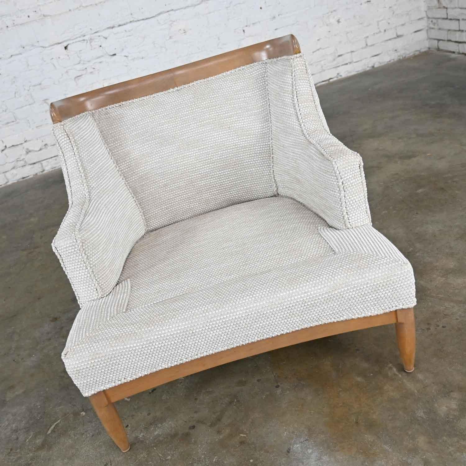 20th Century Lounge Club Chair Attr Erwin Lambeth’s Sophisticate with Osborne Little Fabric