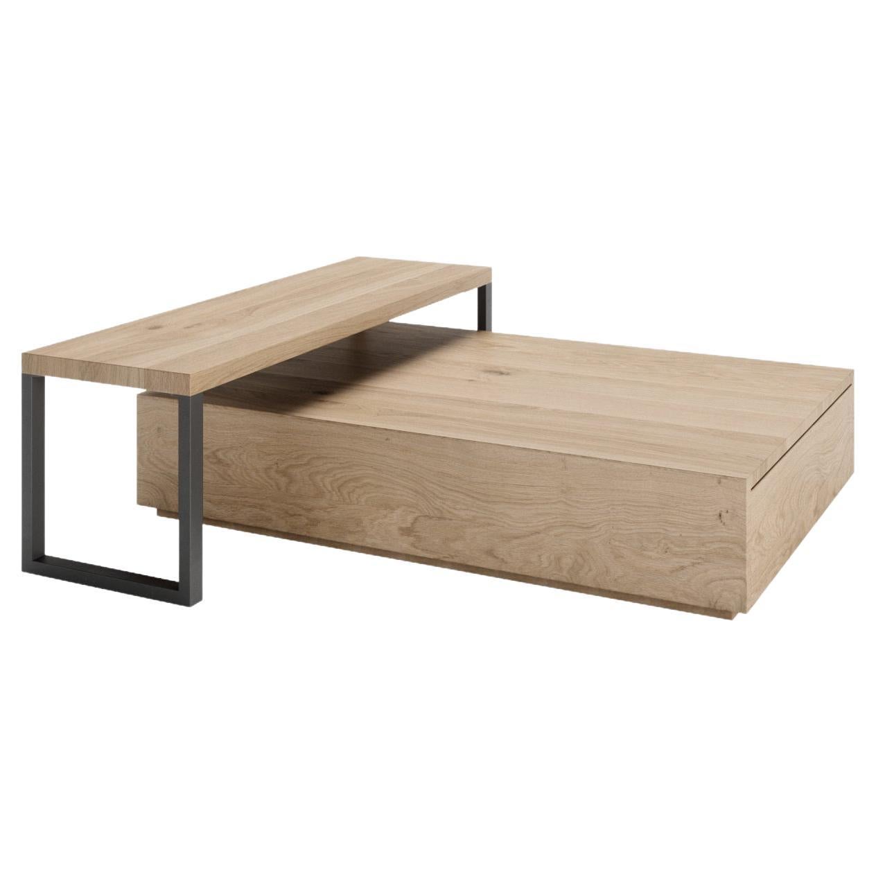 Lounge Coffee Table 2 Drawers For Sale