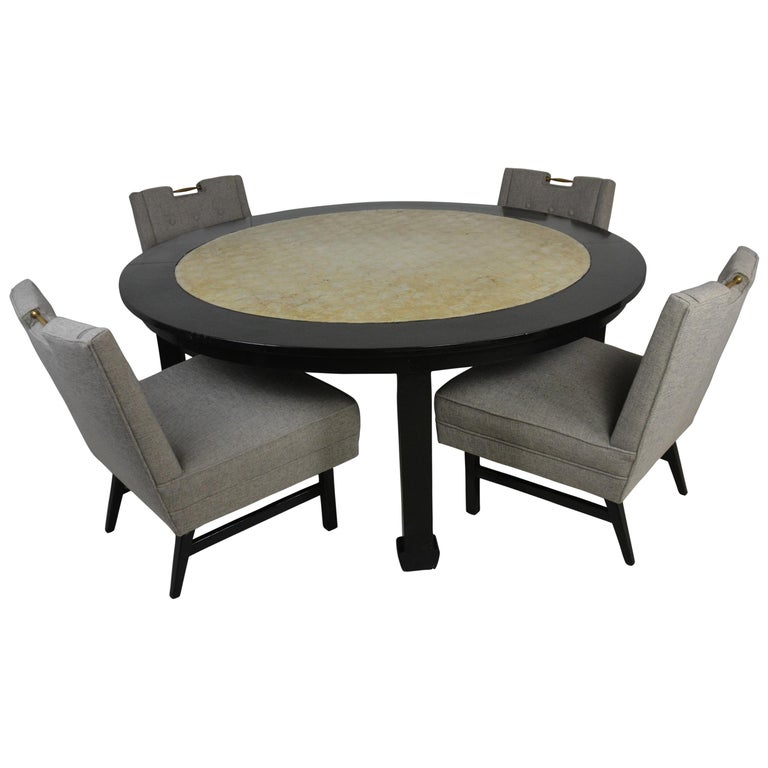 Lounge Dining Set For At 1stdibs, Lounge Round Table And Chairs