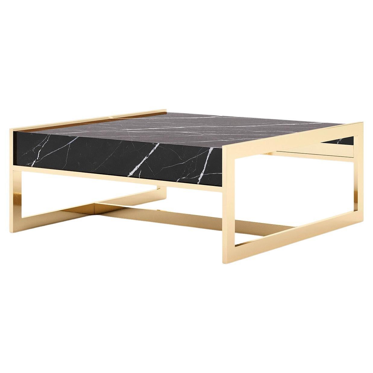 Lounge Down Marble Coffee Table For Sale