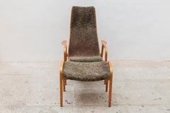 Lounge Lamino High-Back Chair and Stool by Yngve Ekström for Swedese