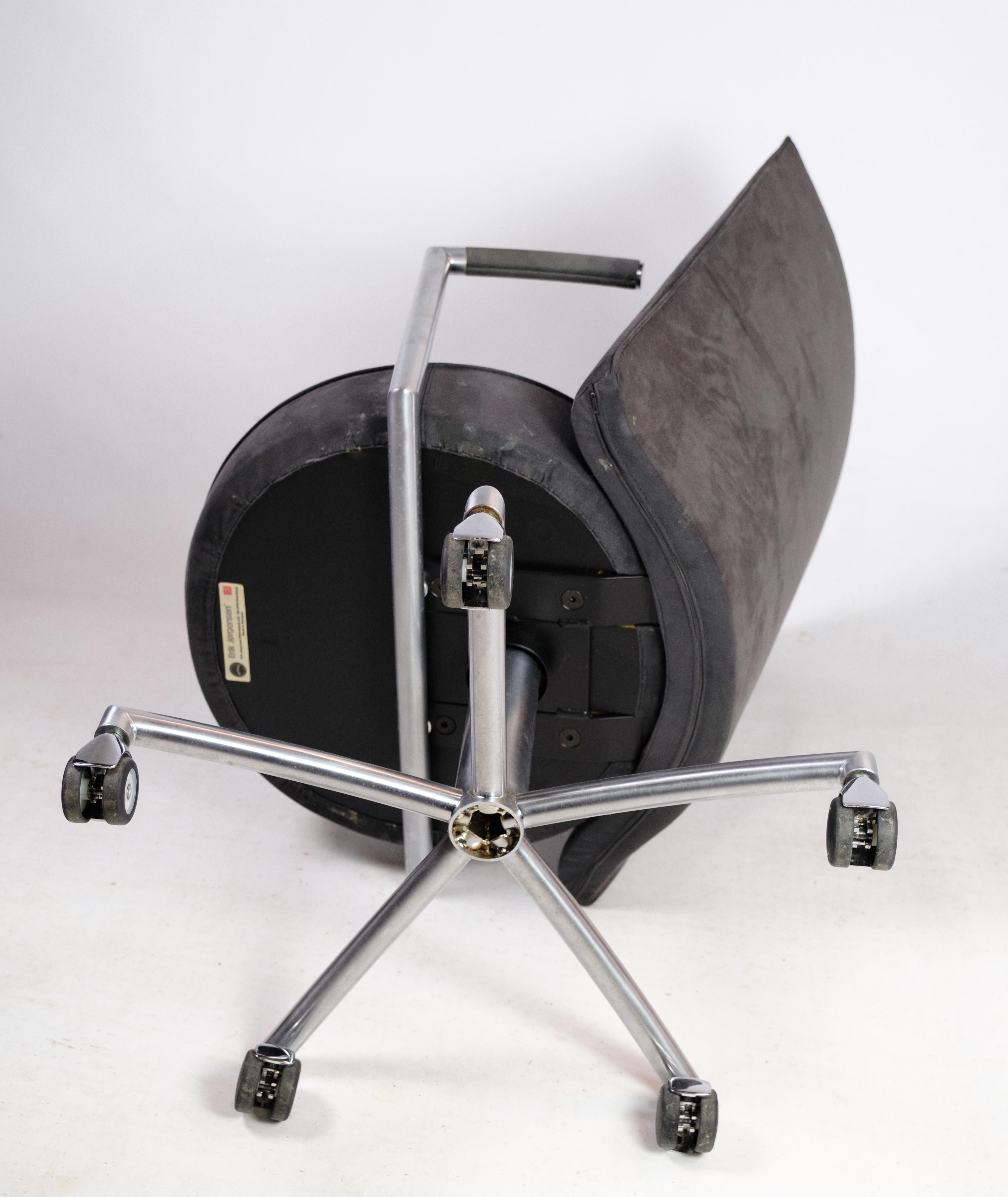 Aluminum Lounge / Office Chair, Foersom & Hiort-Lorenzen, 1960 For Sale