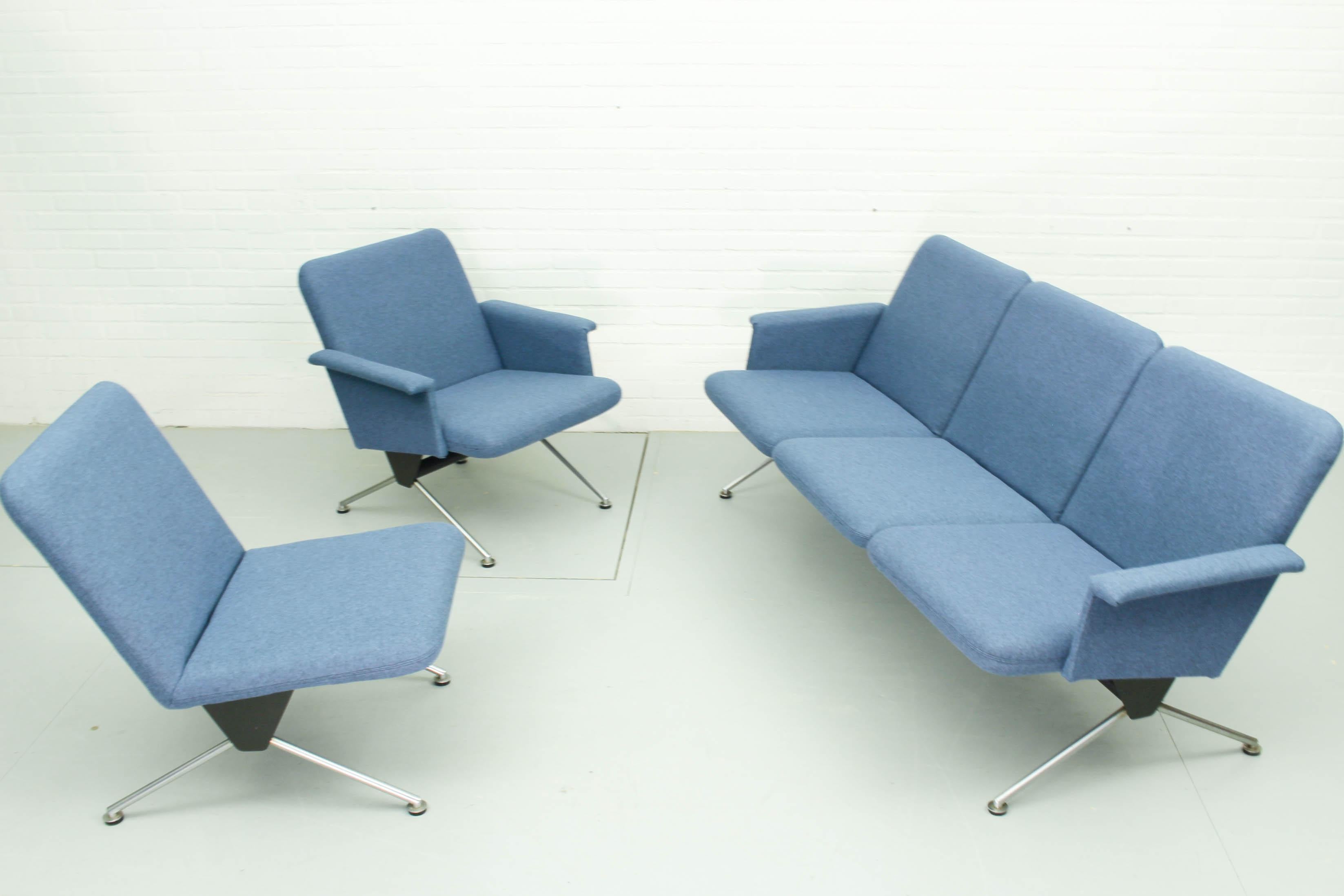Lounge Set by Andre Cordemeyer for Gispen, 1432 '2x' and 1715, 1961 3