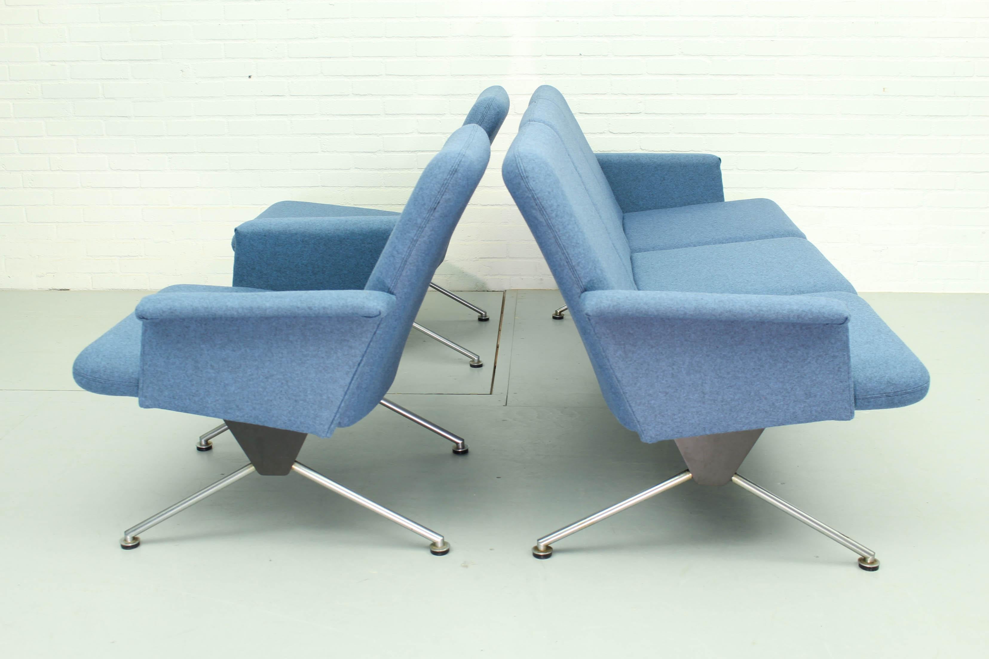 Lounge Set by Andre Cordemeyer for Gispen, 1432 '2x' and 1715, 1961 4
