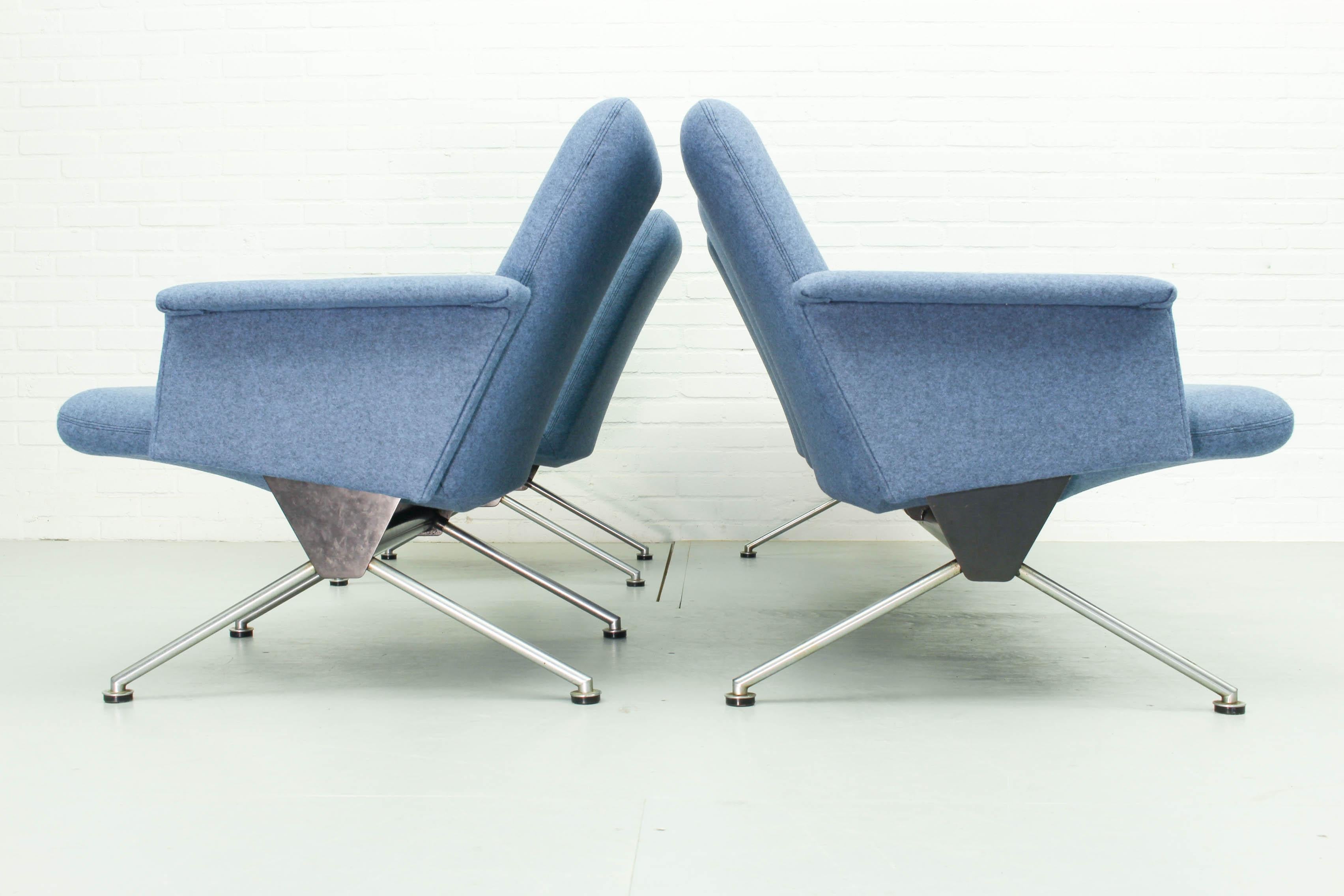 Lounge Set by Andre Cordemeyer for Gispen, 1432 '2x' and 1715, 1961 5