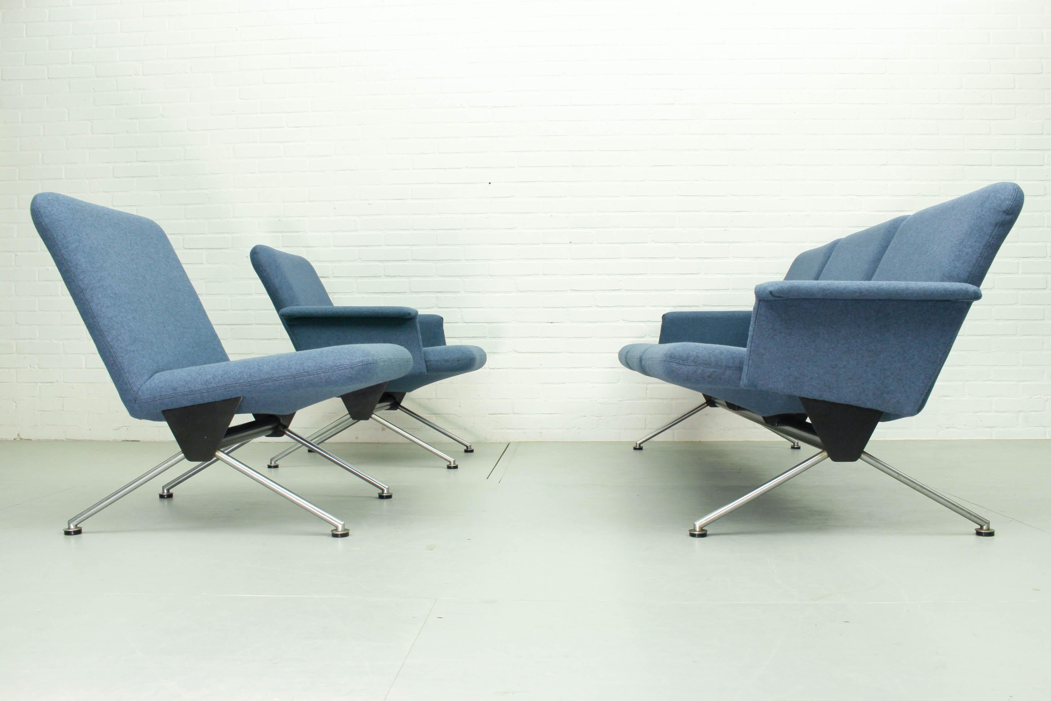 Lounge Set by Andre Cordemeyer for Gispen, 1432 '2x' and 1715, 1961 1