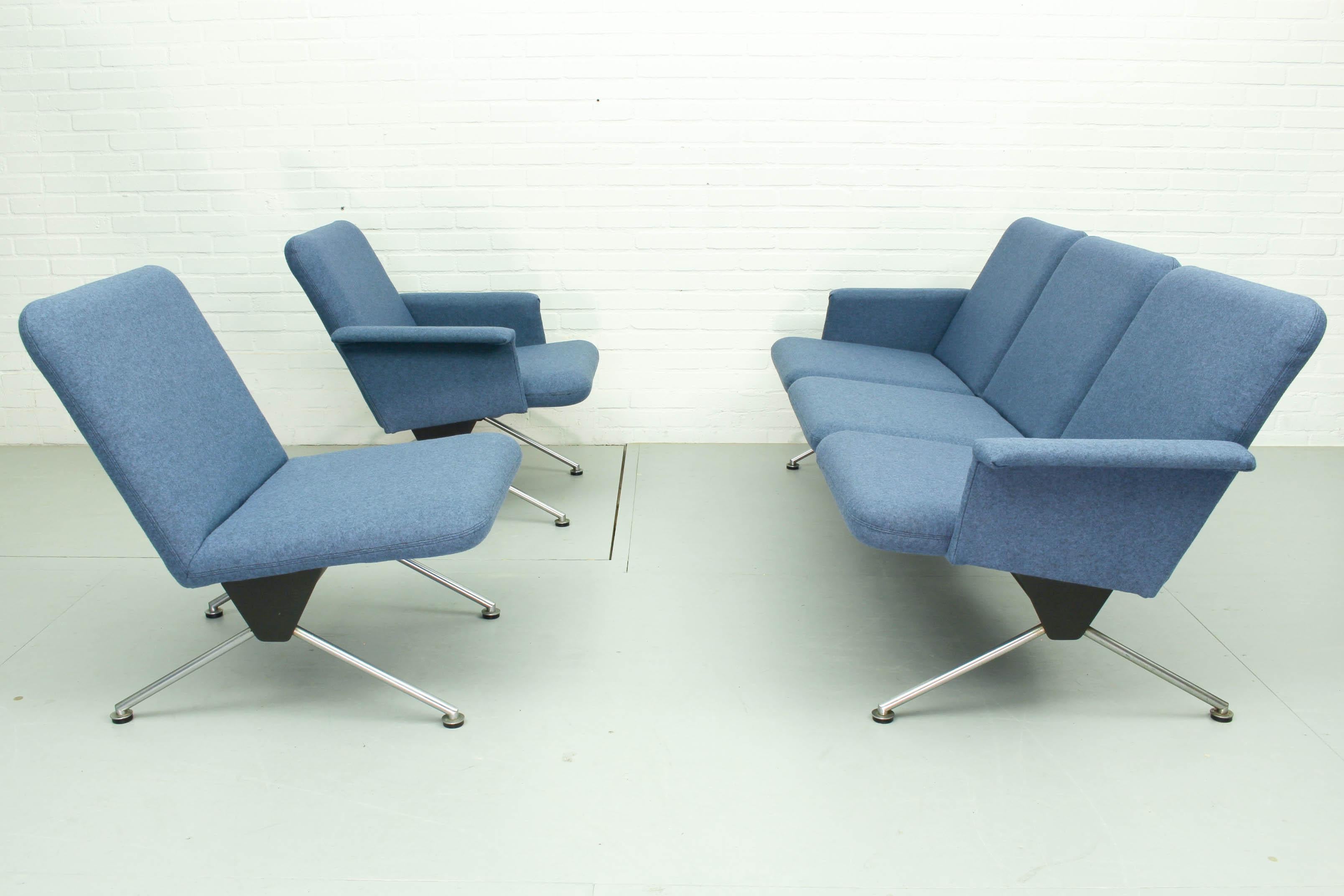 Lounge Set by Andre Cordemeyer for Gispen, 1432 '2x' and 1715, 1961 2