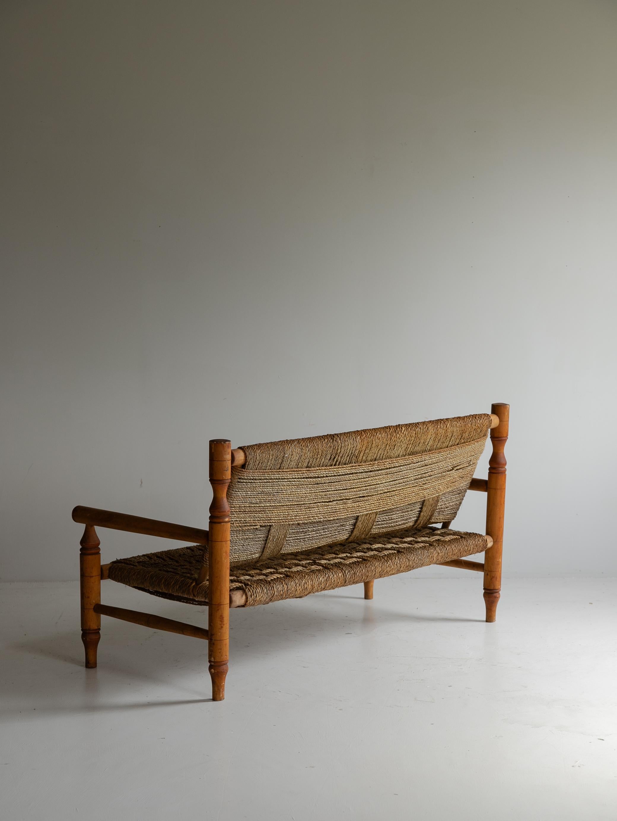 20th Century Lounge Sofa by “Audoux-Minet” For Sale