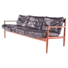 Loungesessel aus Teakholz, Modell 118 von Grete Jalk für France & Son, 1960er Jahre