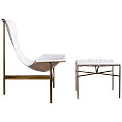 Lounge T-Chair and Ottoman by Katavolos, Kelly and Littell