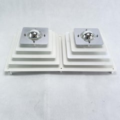 Lounge Wall Lamps from Hustadt Leuchte, Pyramid, 1960s