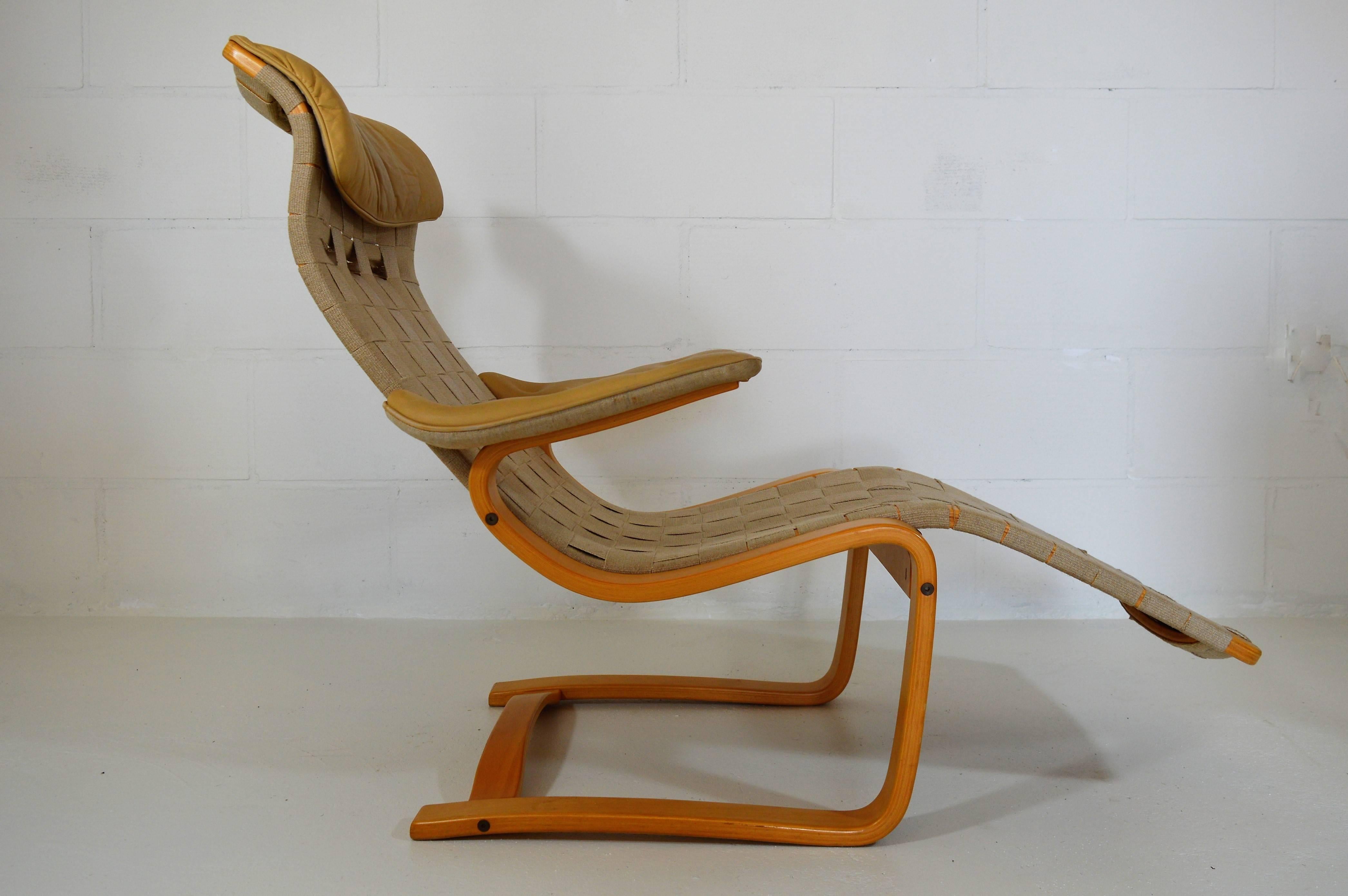 Lounge Chair by Gustav Axel Berg by Broderna Andersson, Sweden, 1970 3