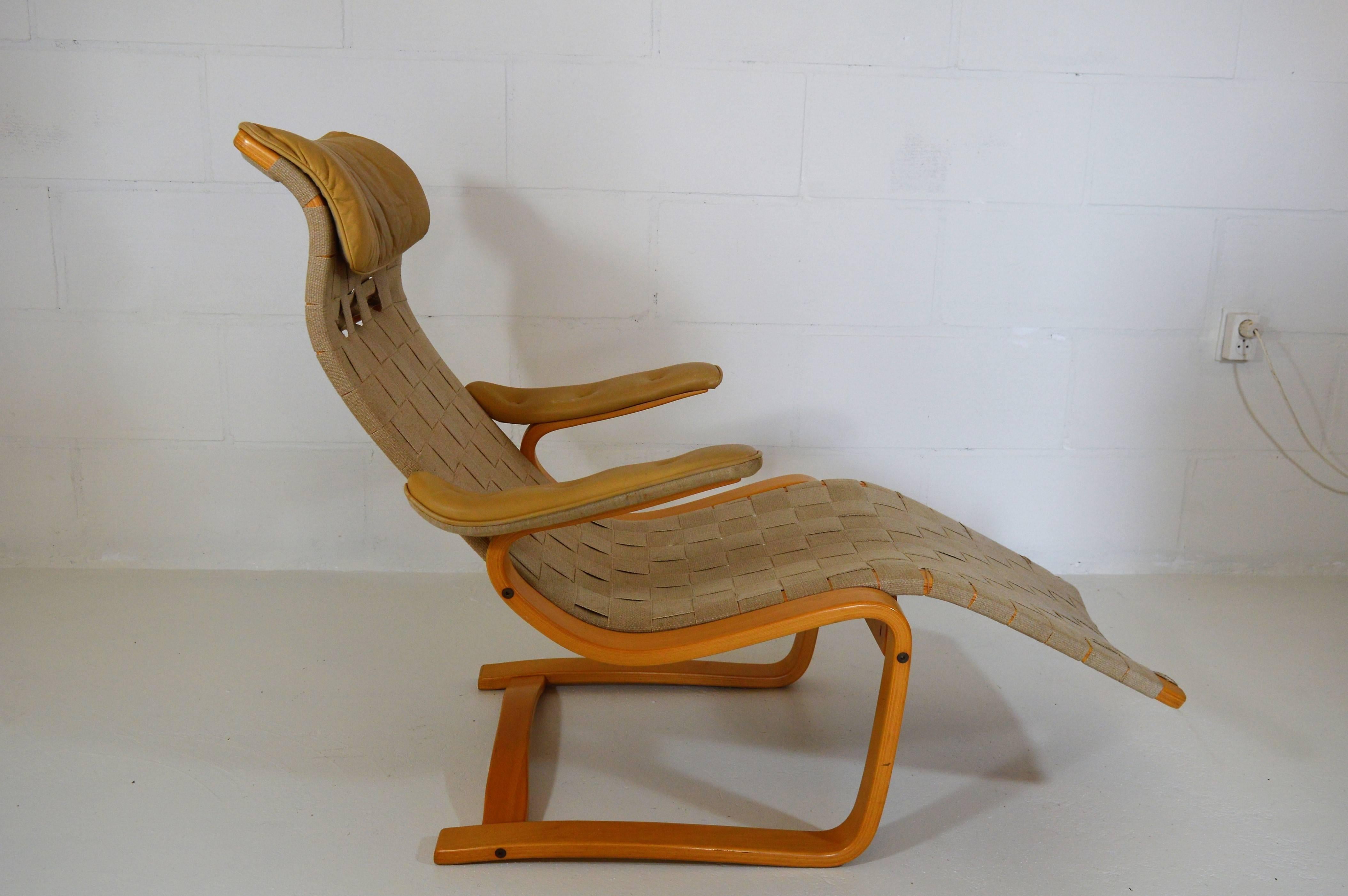 Lounge Chair by Gustav Axel Berg by Broderna Andersson, Sweden, 1970 4