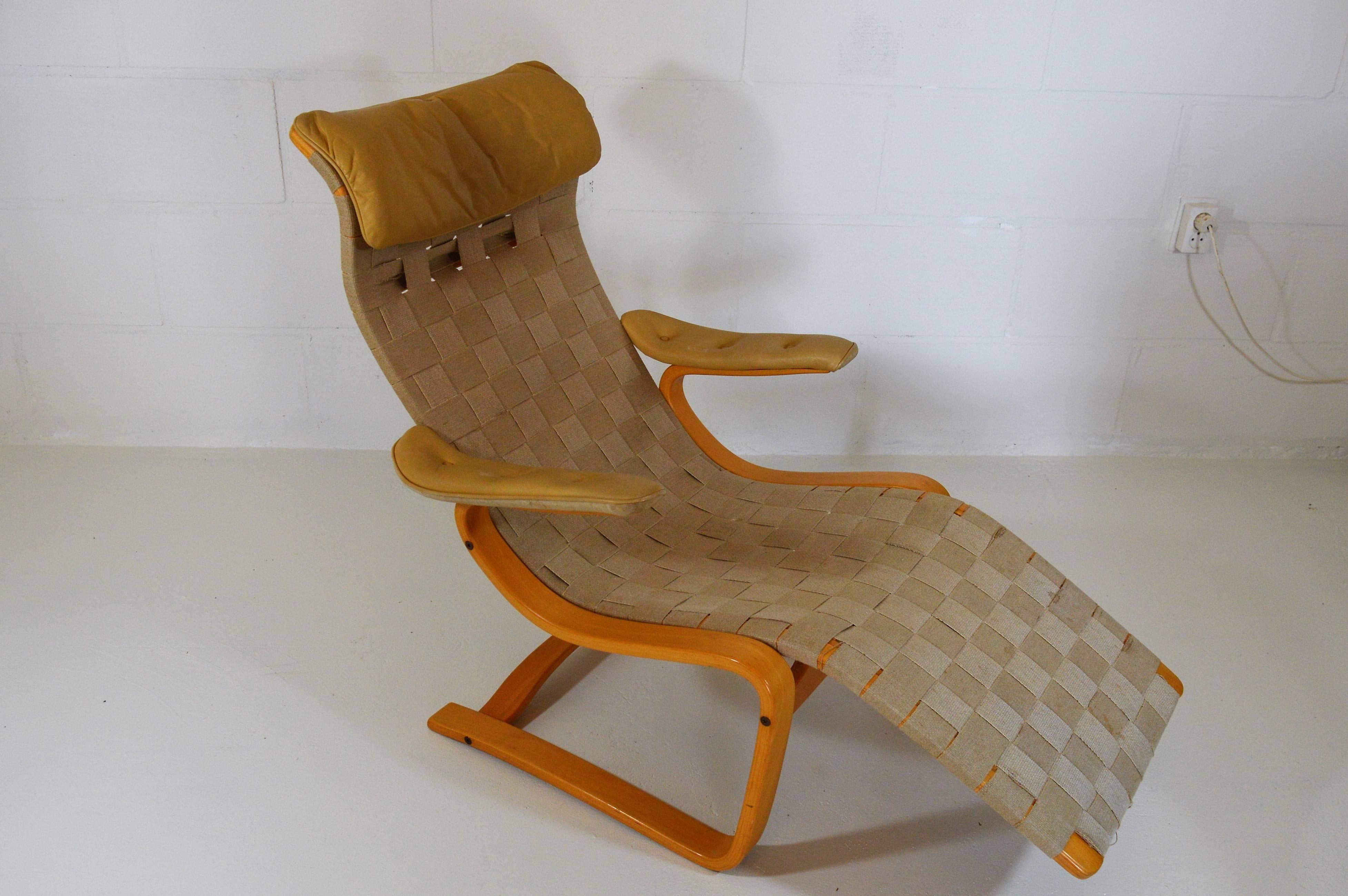 Late 20th Century Lounge Chair by Gustav Axel Berg by Broderna Andersson, Sweden, 1970