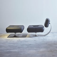 Lounger and ottoman "Alta" by Oscar Niemeyer / Authentic