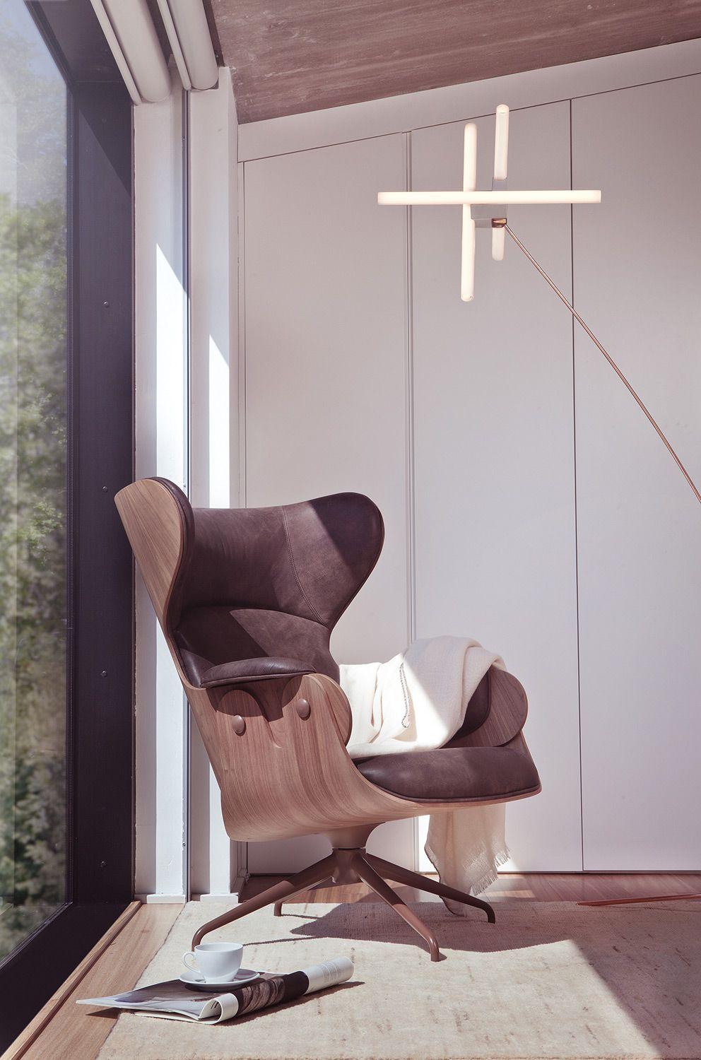 Contemporary Lounger Black Armchair by Jaime Hayon
