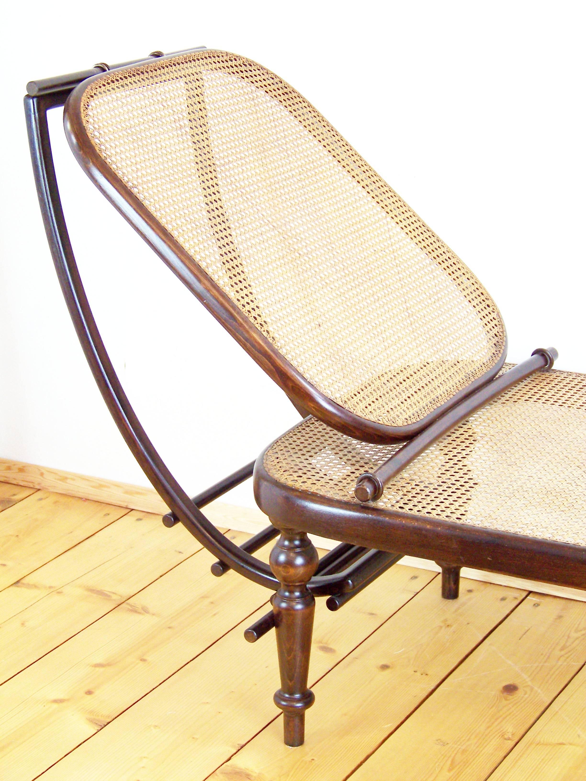 Austrian Lounger Gebrüder Thonet Nr.1, 1887-1910