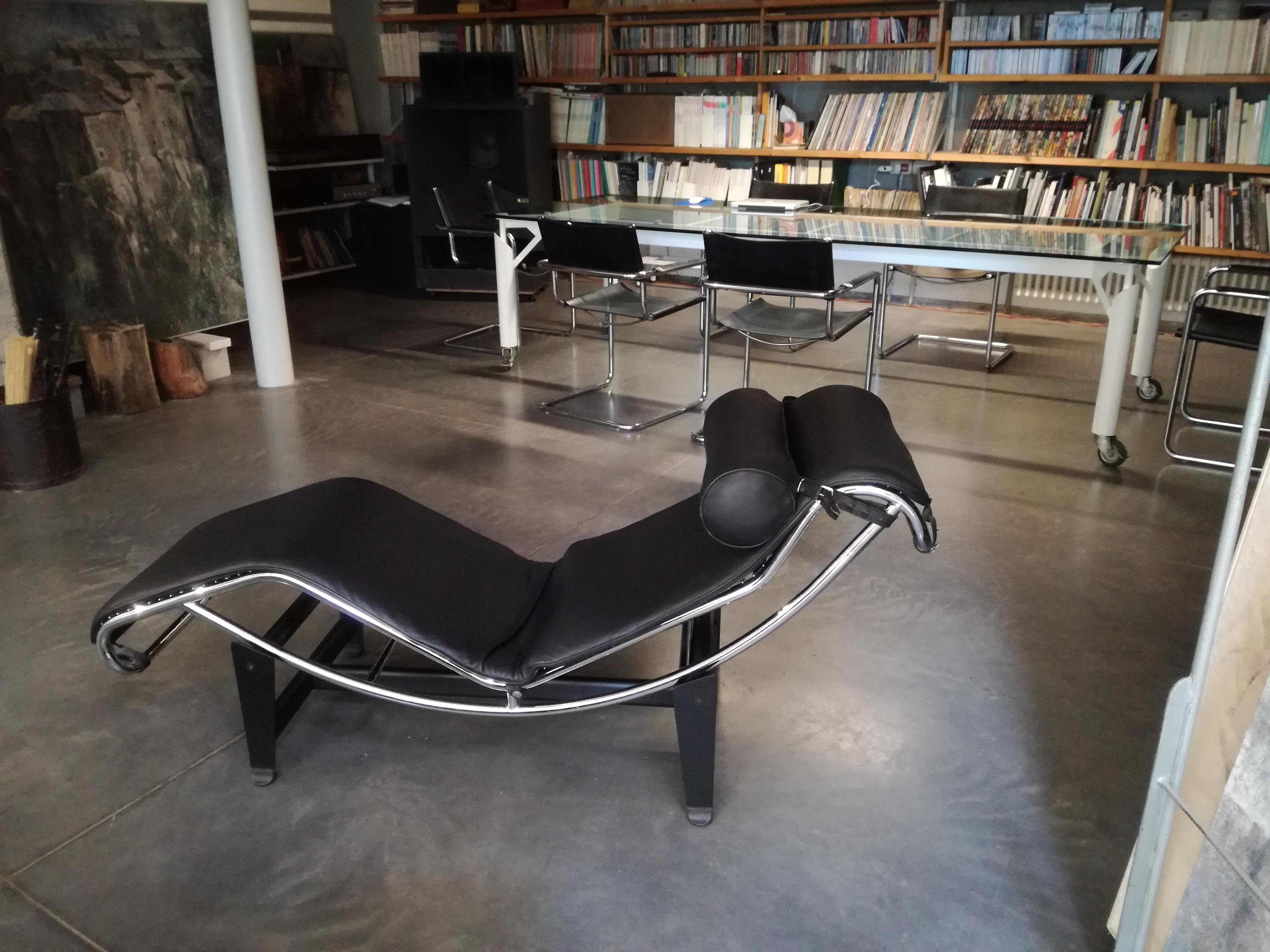 Loungue Chair Di Ispirazione Bauhaus, Anni 90 3