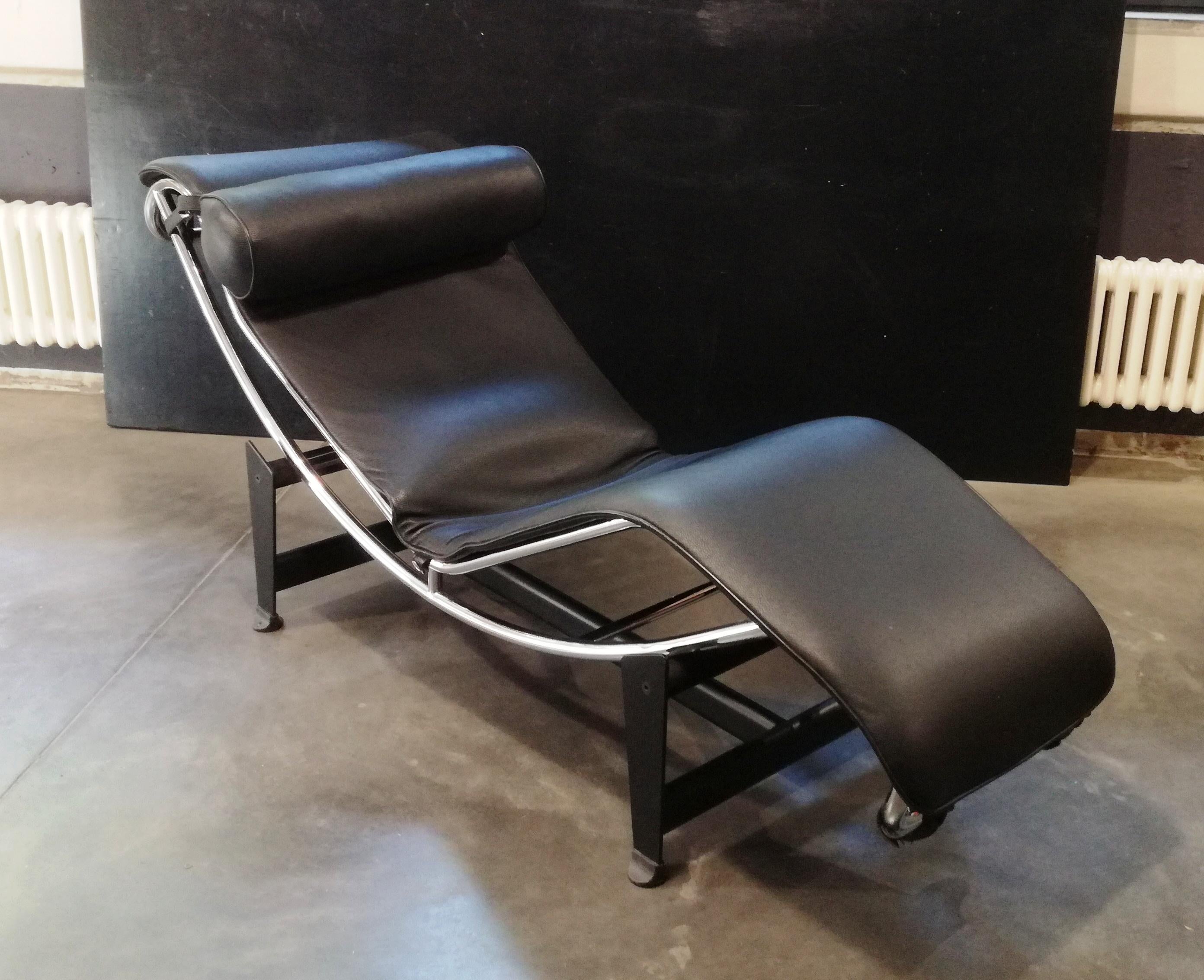 Loungue Chair Di Ispirazione Bauhaus, Anni 90 In Good Condition In Felino, IT