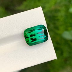 Loupe Clean 13,00 Karat Natürliche Lose Bi Farbe Turmalin Kissen Form Edelstein