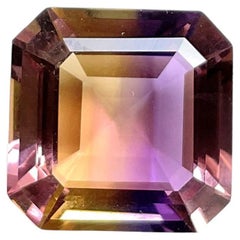 Loupe clean 13.10 cts Ametrine Square step Cut Stone For Jewelry Natural Gem