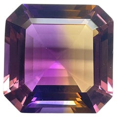Loupe clean 30.88 cts Ametrine Cushion Faceted Cut Stone For Jewelry Natural Gem