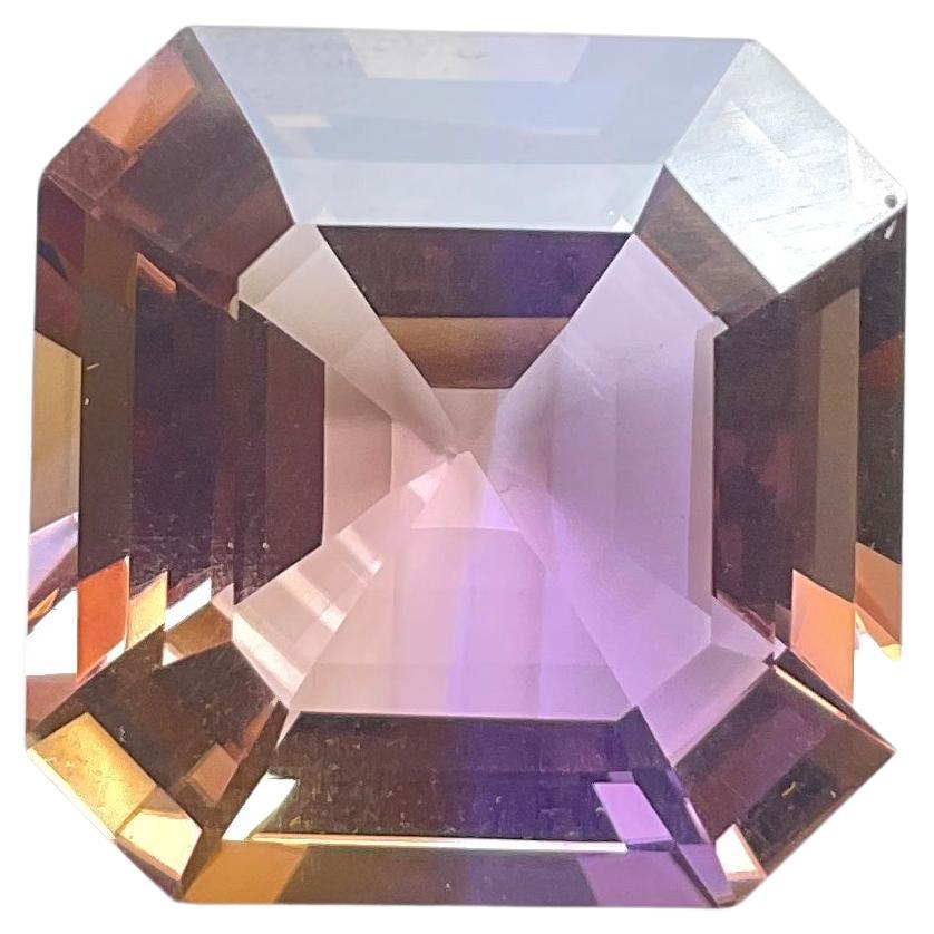 Loupe clean 44.65 cts Ametrine Square Faceted Cut Stone For Jewelry Natural Gem For Sale