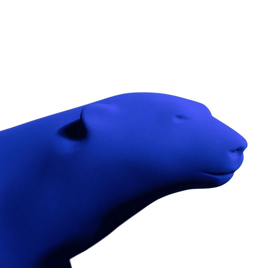 L'Ours Pompon modeled on Yves Klein In New Condition For Sale In Jersey City, NJ