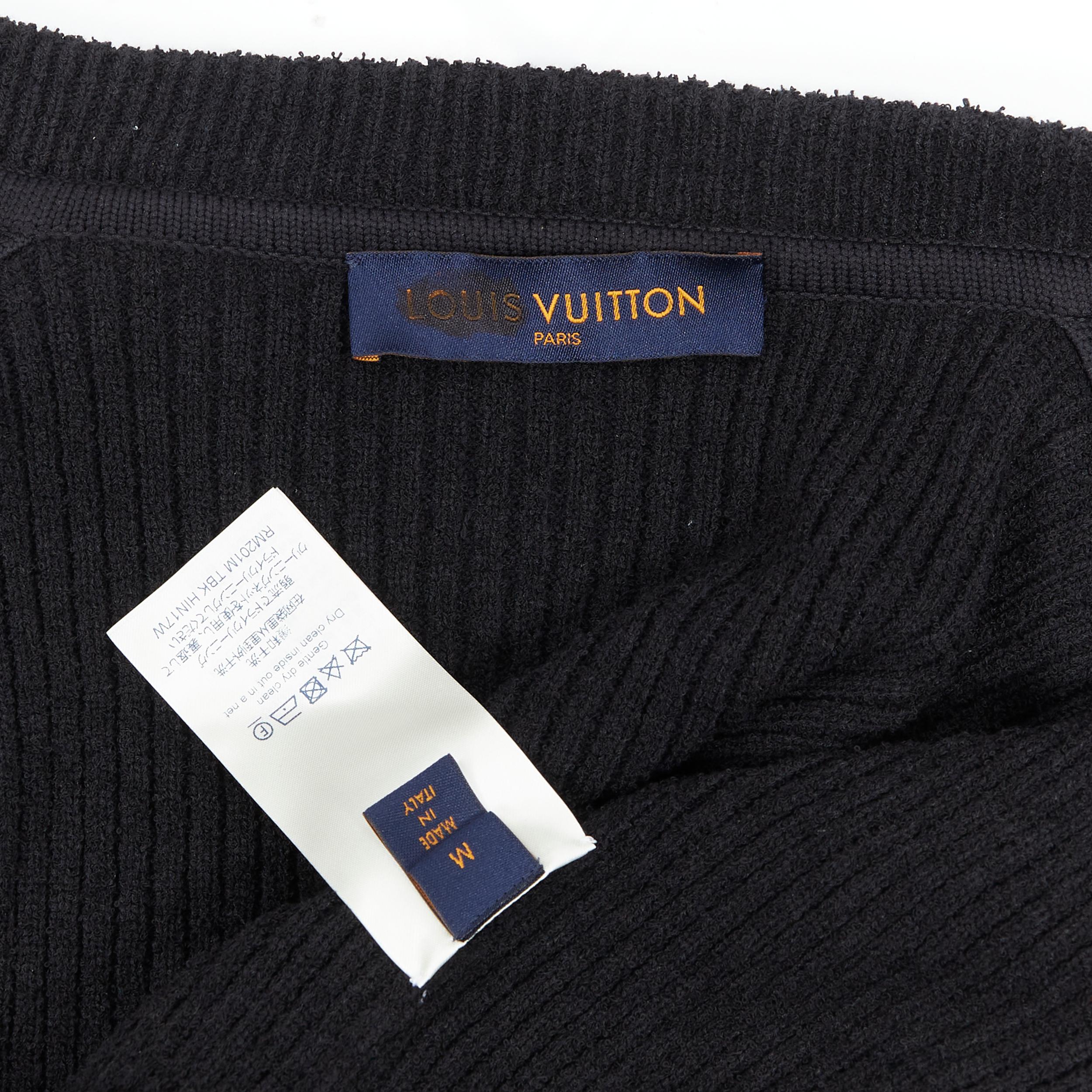 LOUS VUITTON Virgil Abloh Multi 3D Pocket utility zip pocket ribbed zip vest M 3