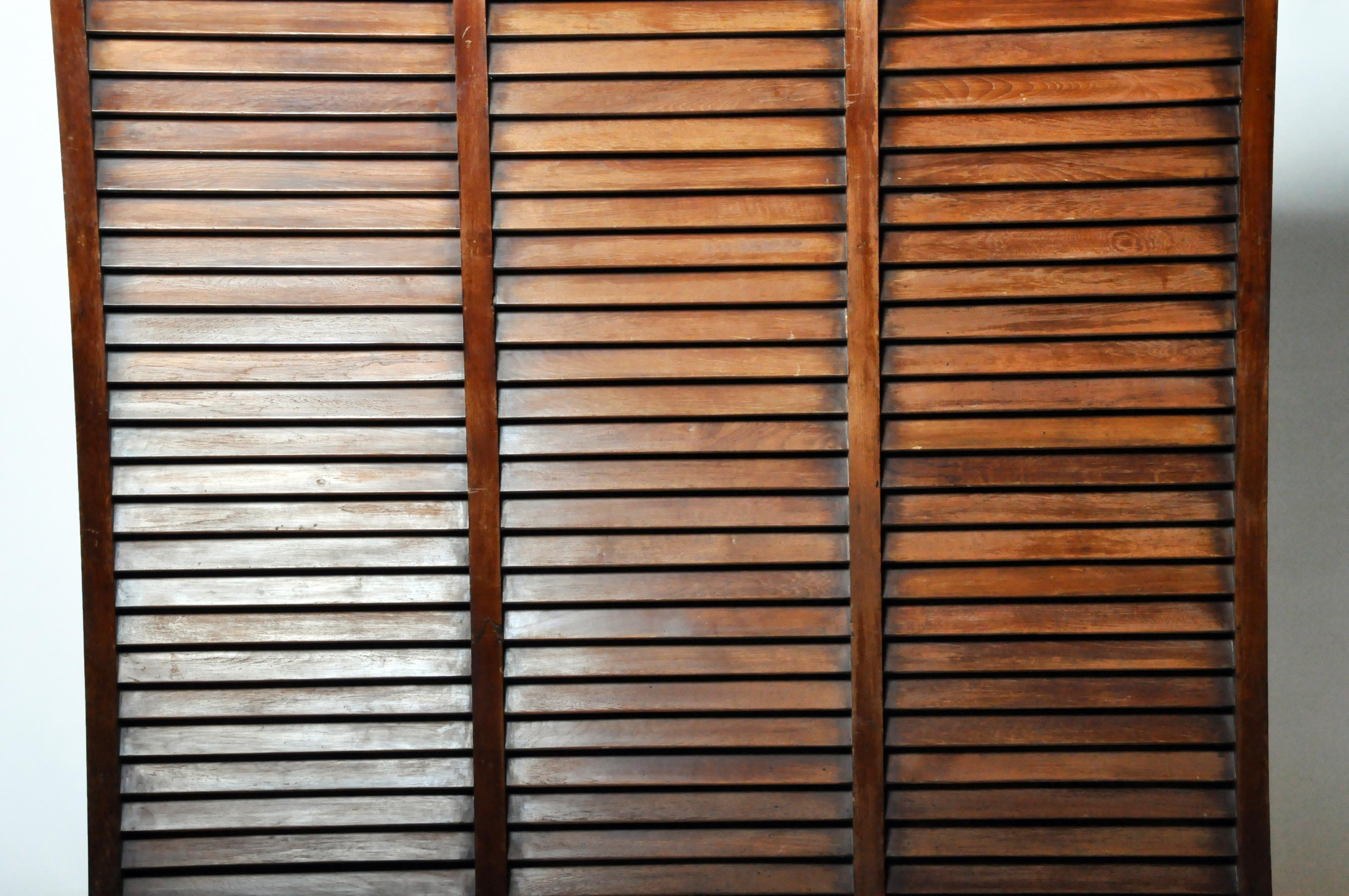 19th Century Louver Wall Section