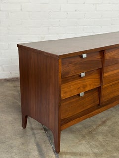 Louvered Low Boy Dresser Circa 1960s