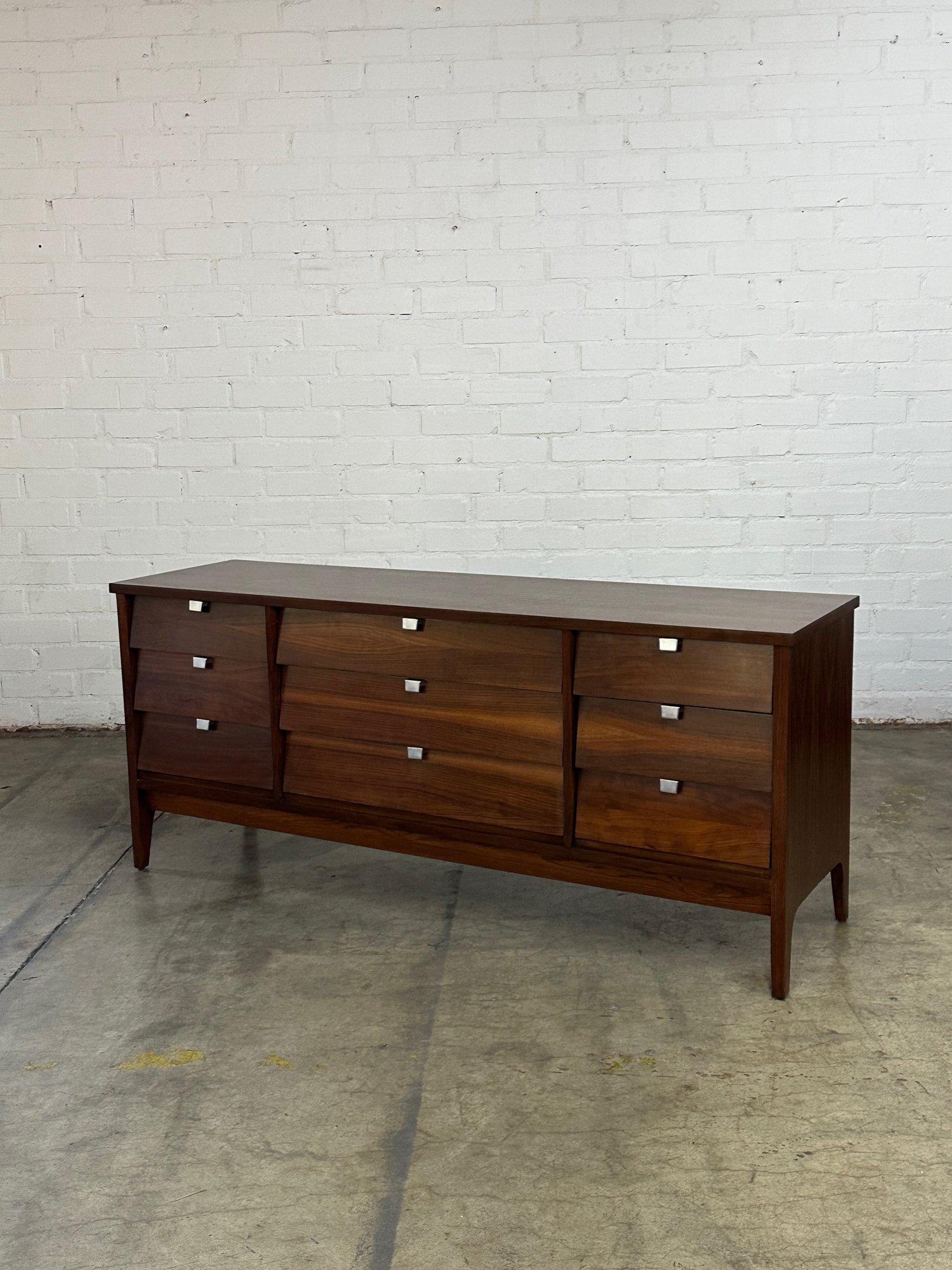 Louvered Low Boy Dresser Circa 1960s For Sale 1