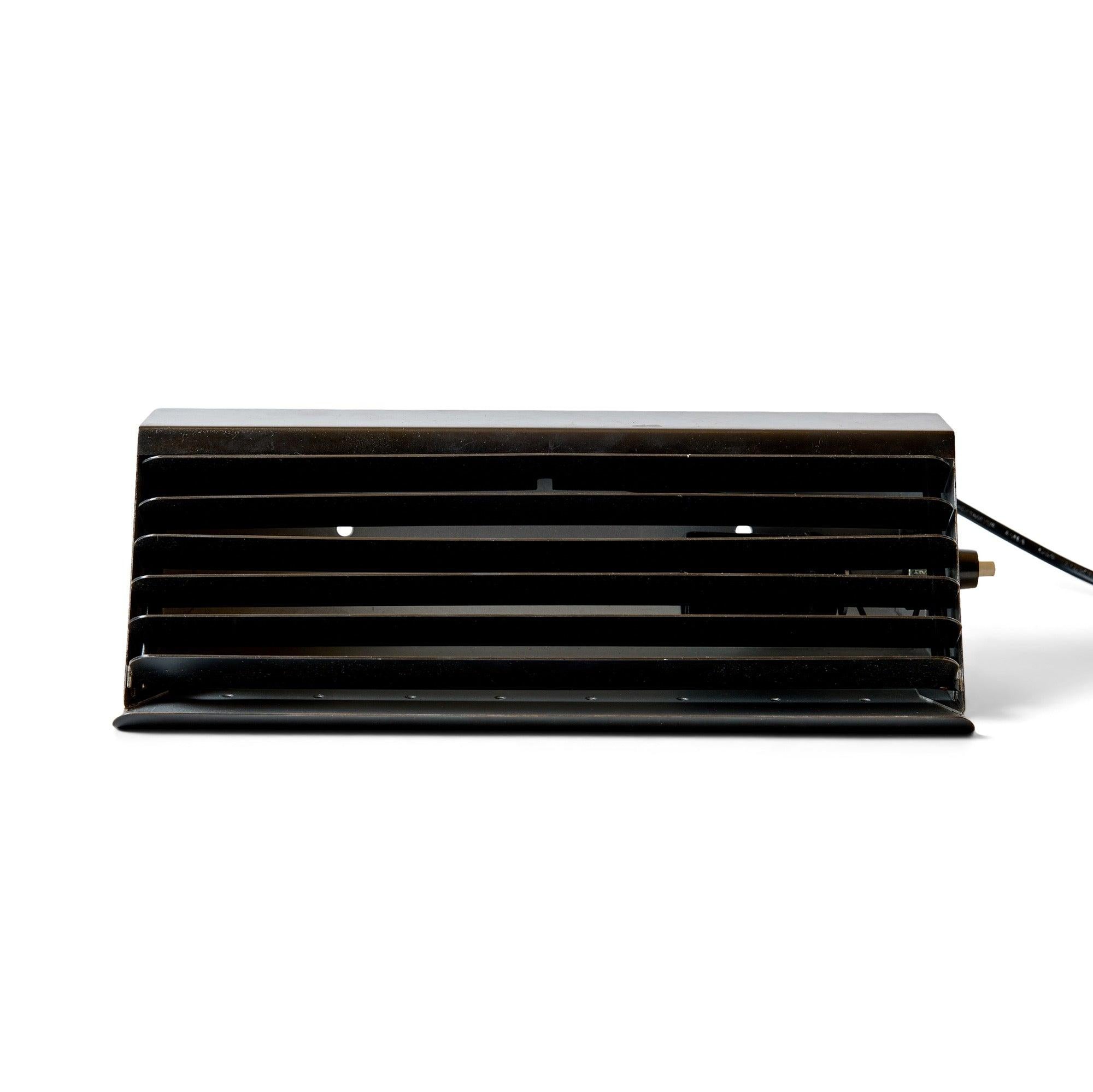 Louvered Sconce by Jacques Biny In Fair Condition For Sale In Sagaponack, NY