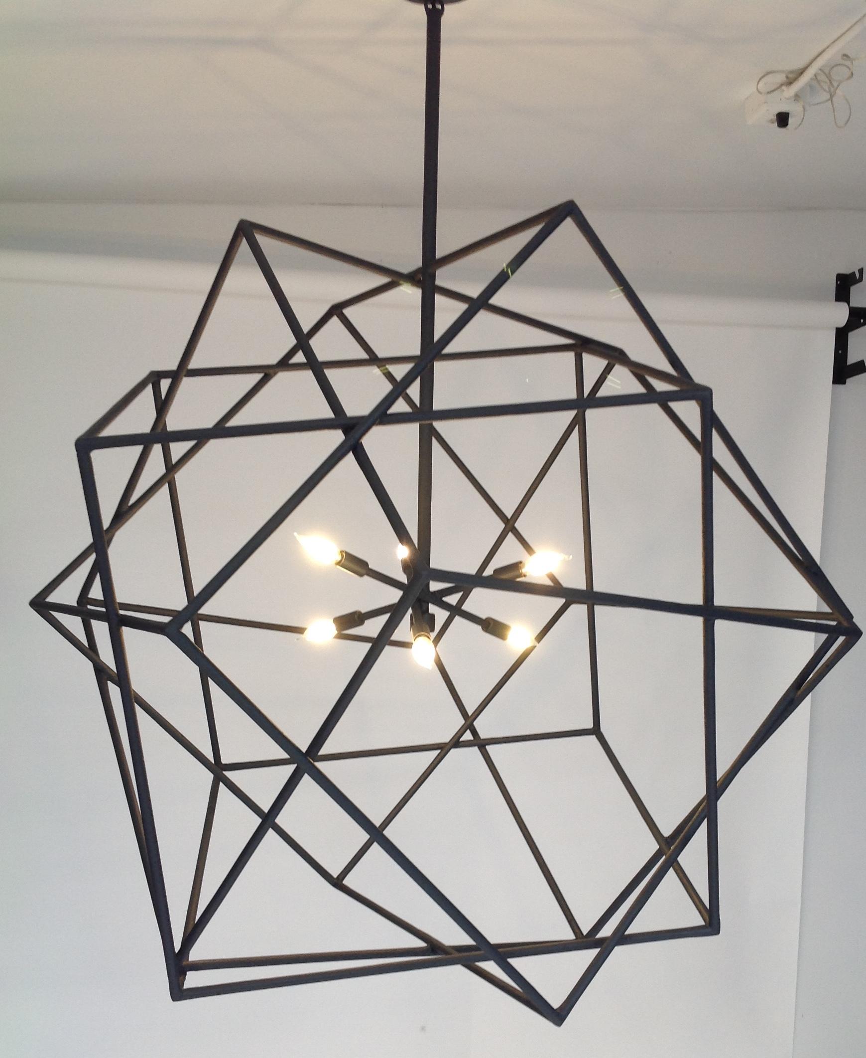 Louvre Chandelier by Bourgeois Boheme Atelier In Excellent Condition For Sale In Los Angeles, CA
