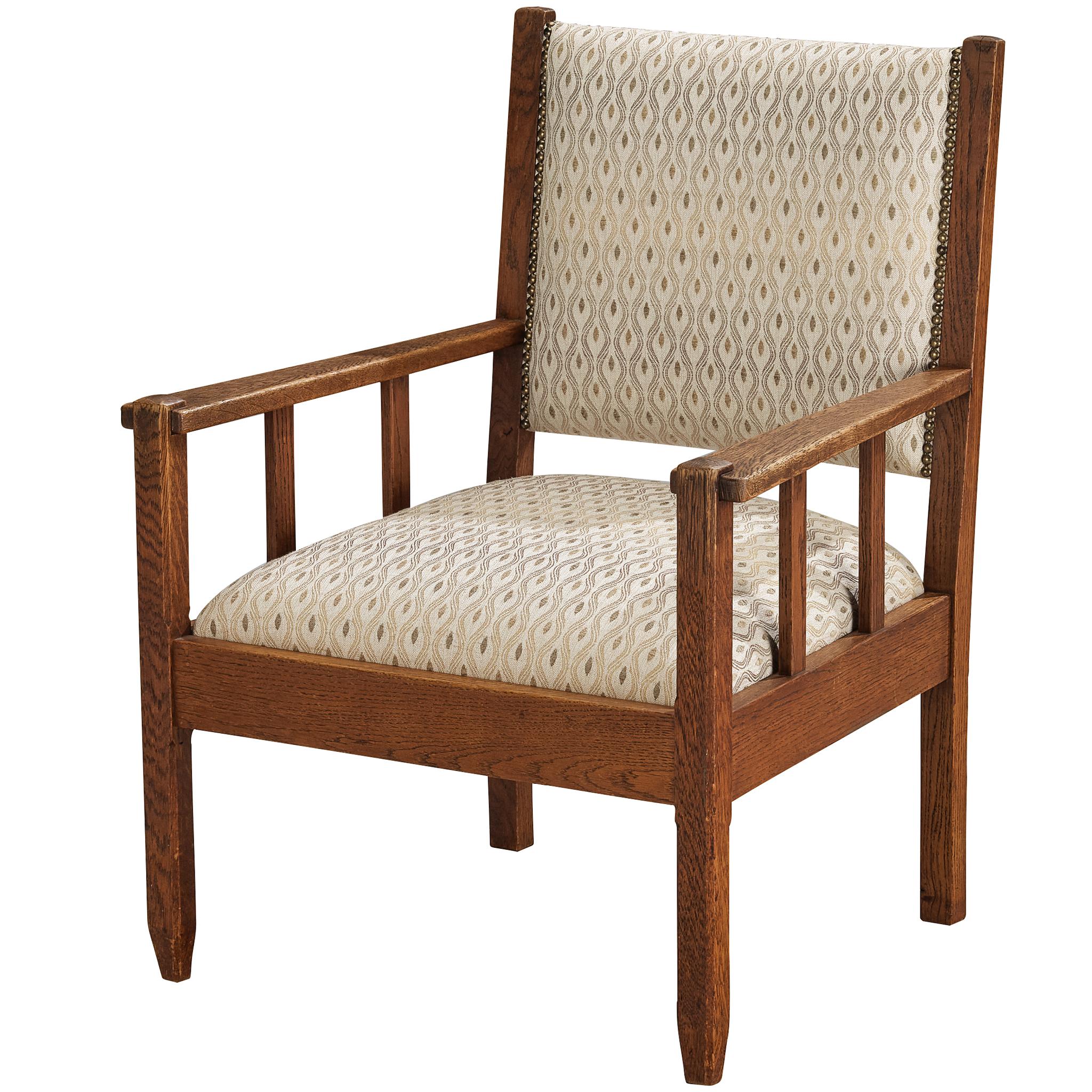 Fauteuil hollandais Art Déco en Oak