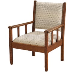 Fauteuil hollandais Art Déco en Oak